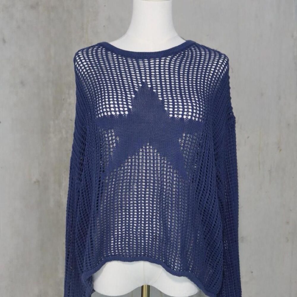 Edikted Women's Navy and Black Jumper
